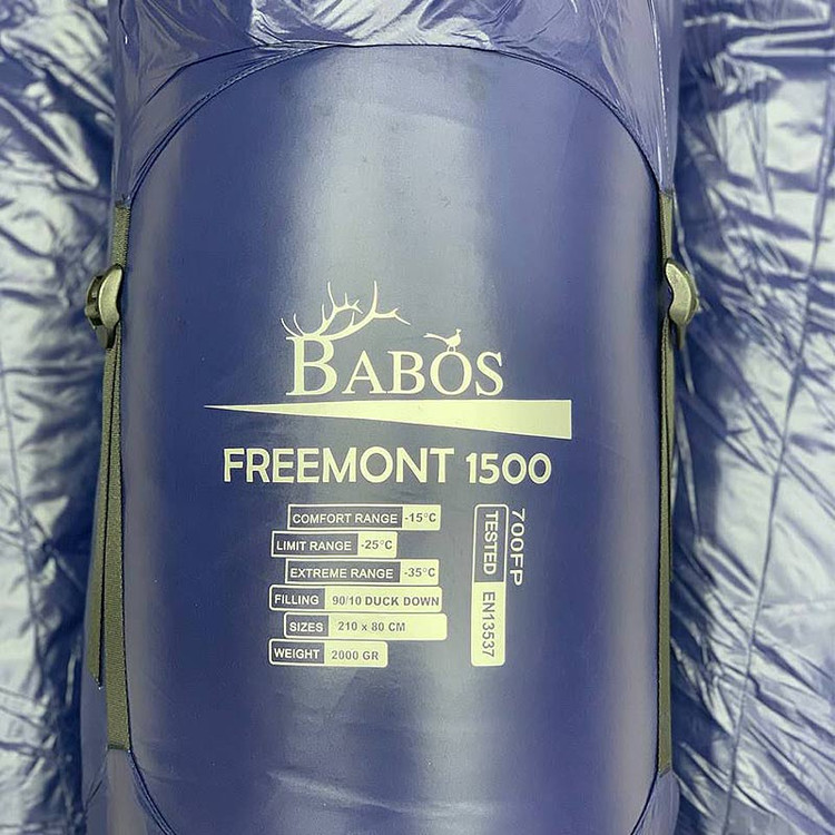کیسه خواب 2000 گرمی پر مرغابی بابوس 1500 BABOS Freemont