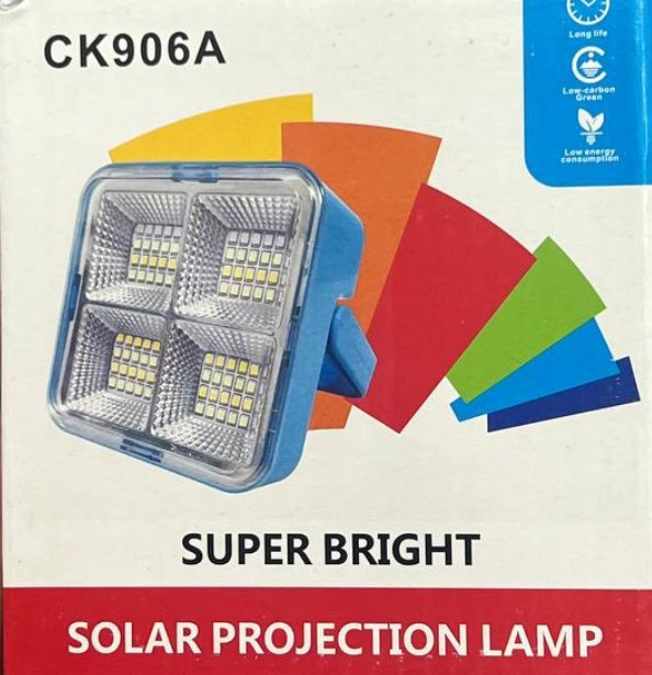 مینی پروژکتور شارژی خورشیدی مدل CK906A