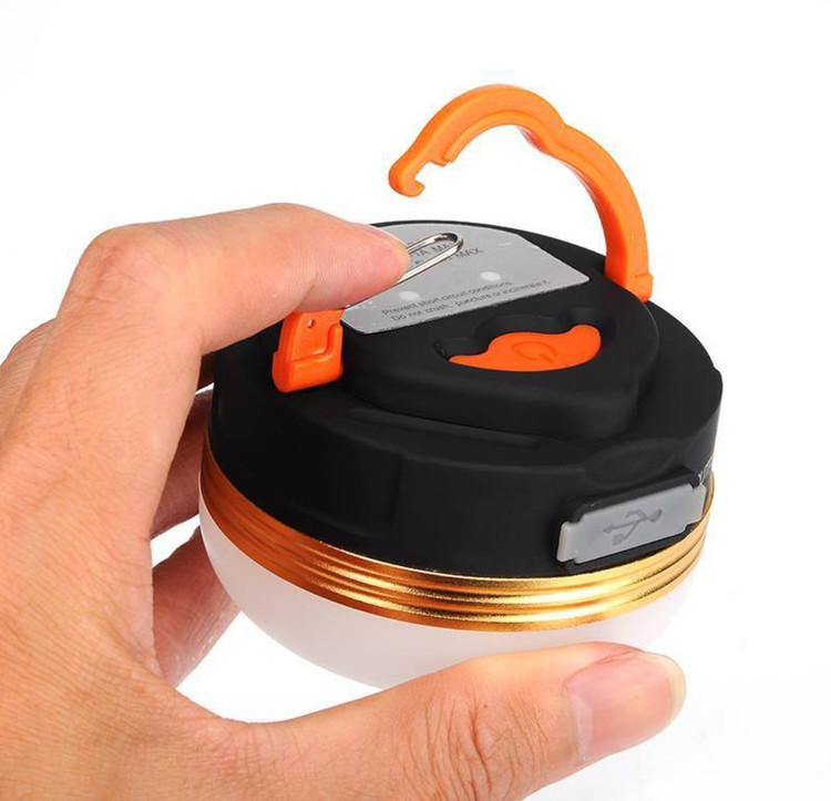 بسته چراغ چادری LED USB لامپ شارژی چراغ چادر پاور بانک 3 حالته برای کمپینگ در فضای باز طبیعت گردی اظطراری