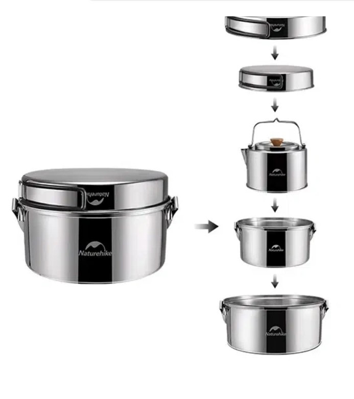 ست ظروف استیل نیچرهایک Naturehike NH22CJ005