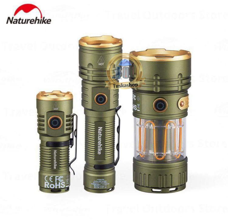 چراغ قوه جیبی نیچرهایک سایز بزرگ 2800 لومن مدل CNK230011