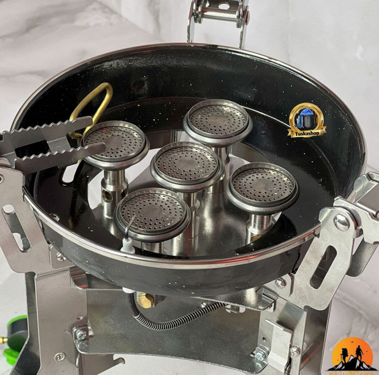 اجاق گاز شلنگ دار 5 شعله پایه دار BRS -69A