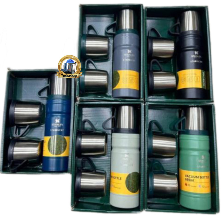 فلاسک استنلی 2 لیوانی Stanley Starbucks کد7763/9