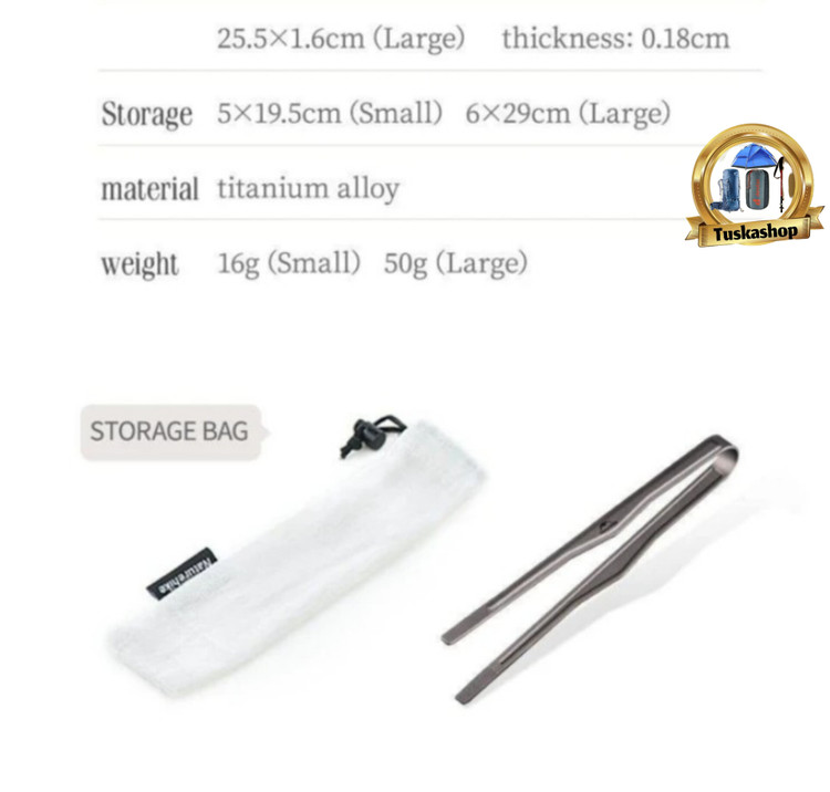 انبر آشپزی تیتانیومی نیچرهایک مدل NH20SK002