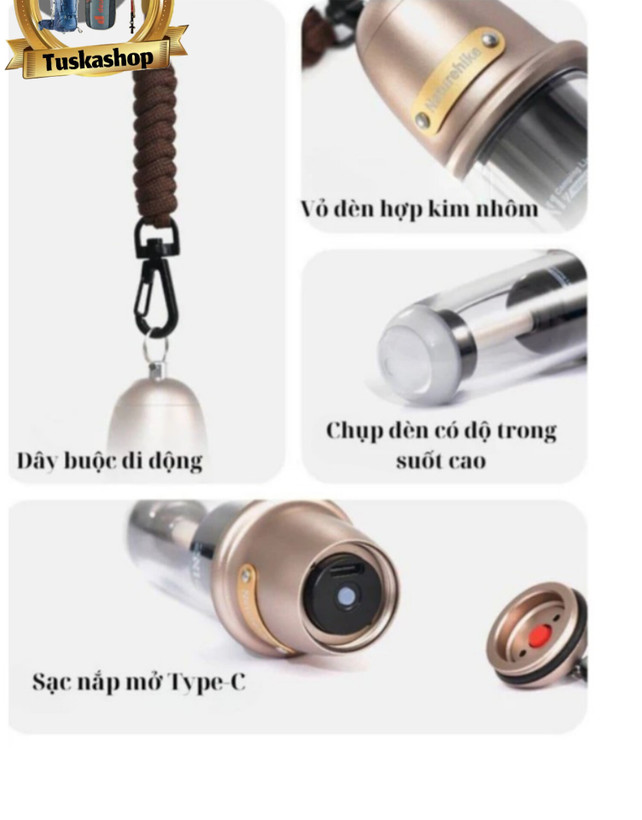 چراغ کمپینگ آویزی نیچرهایک مدل CNK2350ZM010