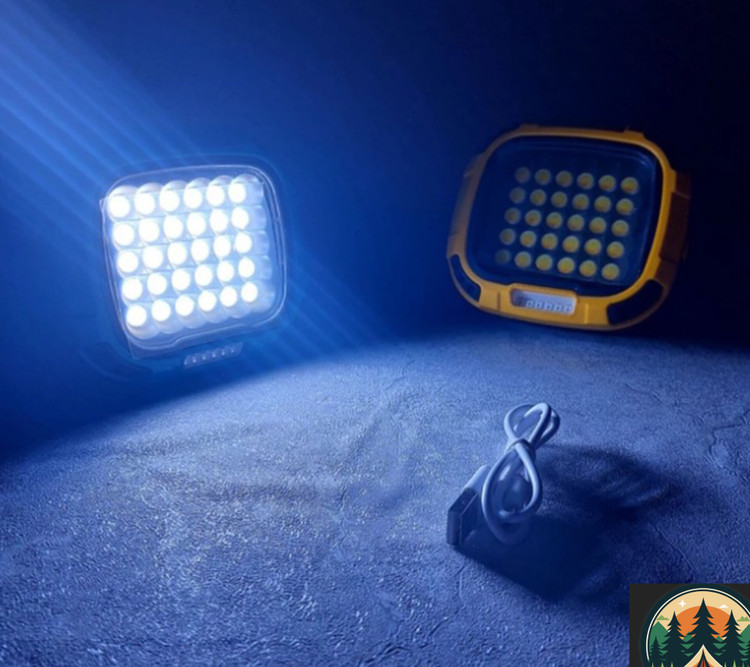 چراغ پروژکتور شارژی مدل W893 پاور بانک دار