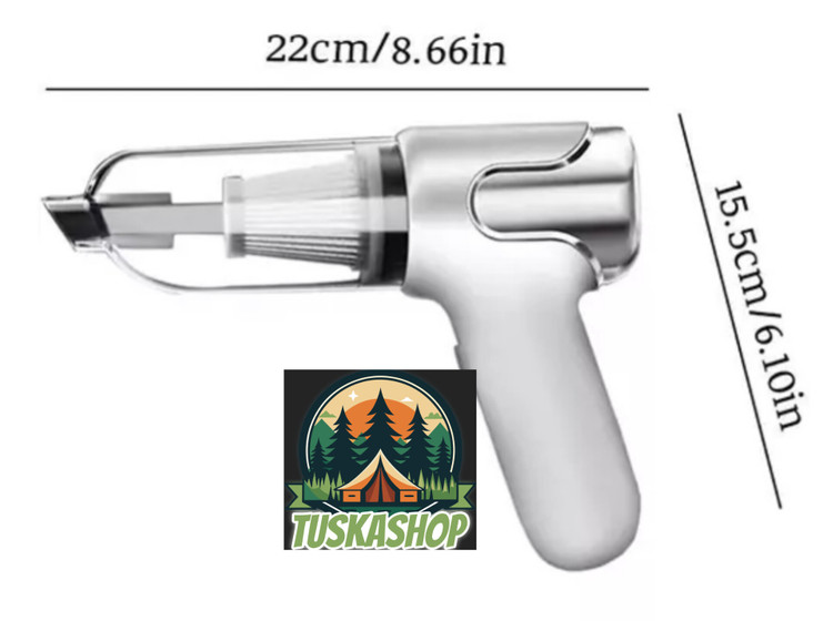 جارو شارژی دو کاره دمنده و مکنده مدل Gun Vacuum ClenerYY031
