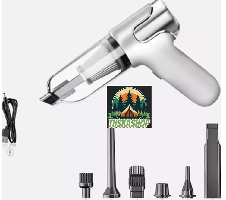 جارو شارژی دو کاره دمنده و مکنده مدل Gun Vacuum ClenerYY031