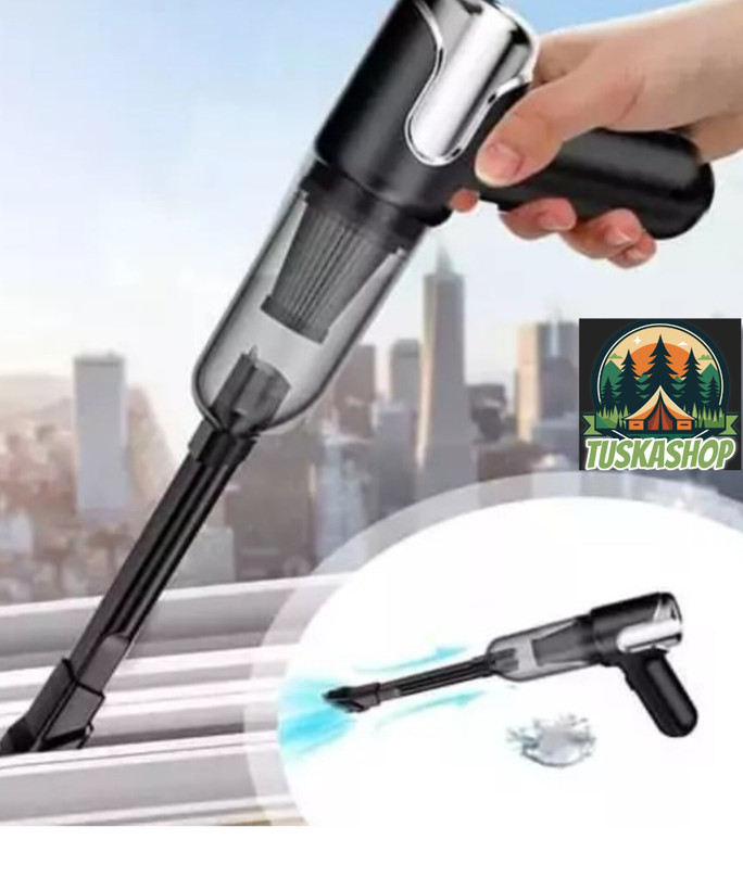 جارو شارژی دو کاره دمنده و مکنده مدل Gun Vacuum ClenerYY031