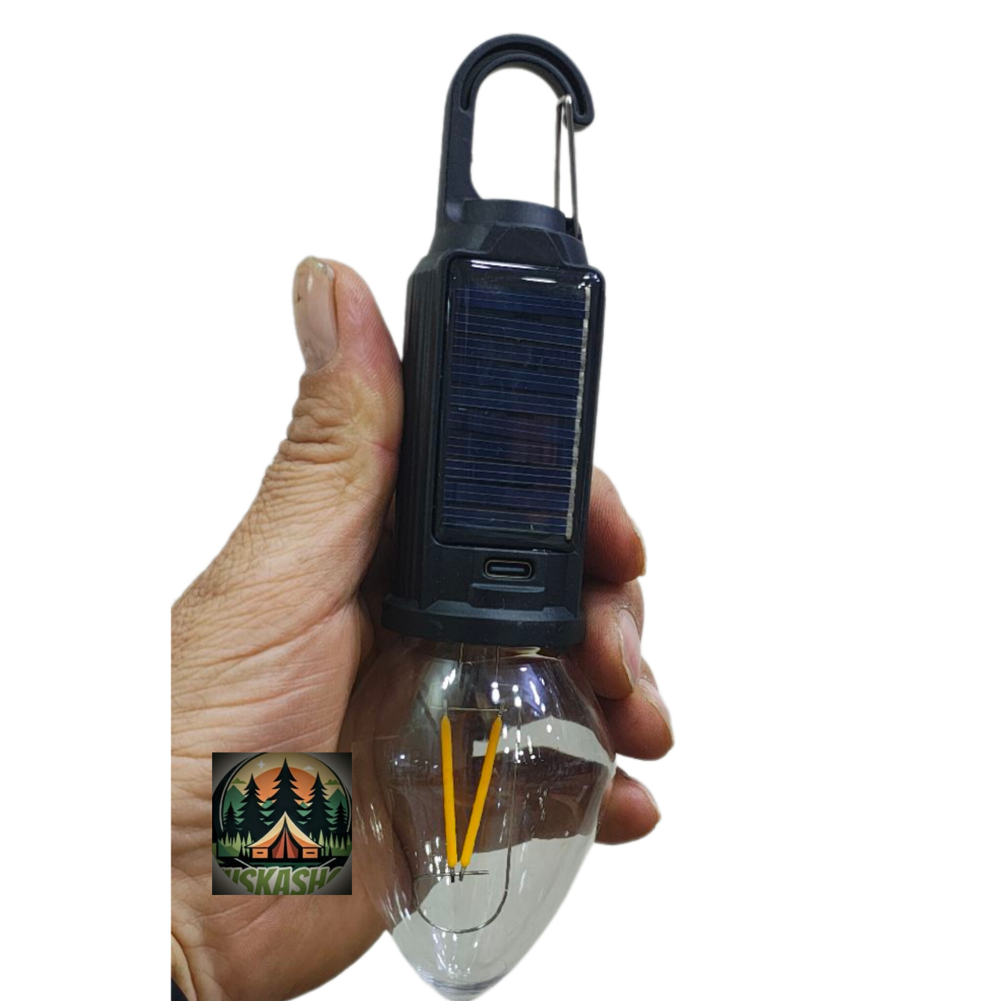لامپ کمپینگ شارژی و خورشیدی solar camping lamp