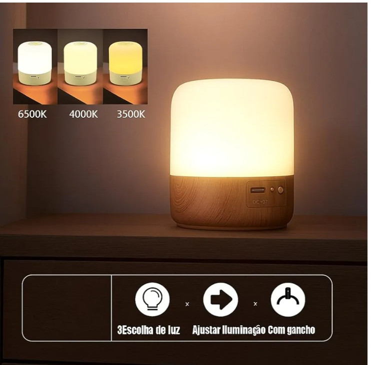 چراغ کمپ یا رومیزی مینی 360 LEDدرجه