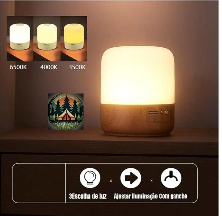 چراغ کمپ یا رومیزی مینی 360 LEDدرجه