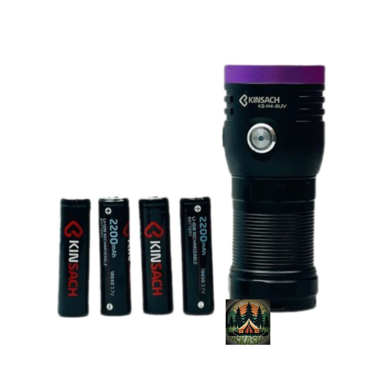 چراغ قوه UVیووی ۶ لامپ کینساج مدل KS-H4-6UV