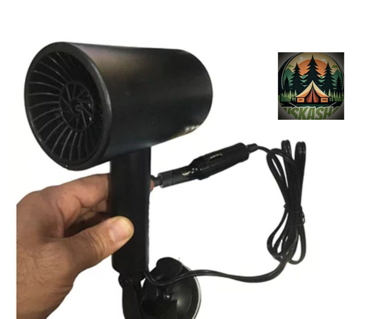 فن و بخاری فندکی خودرو 12 ولت 150 وات مدل GB-8008