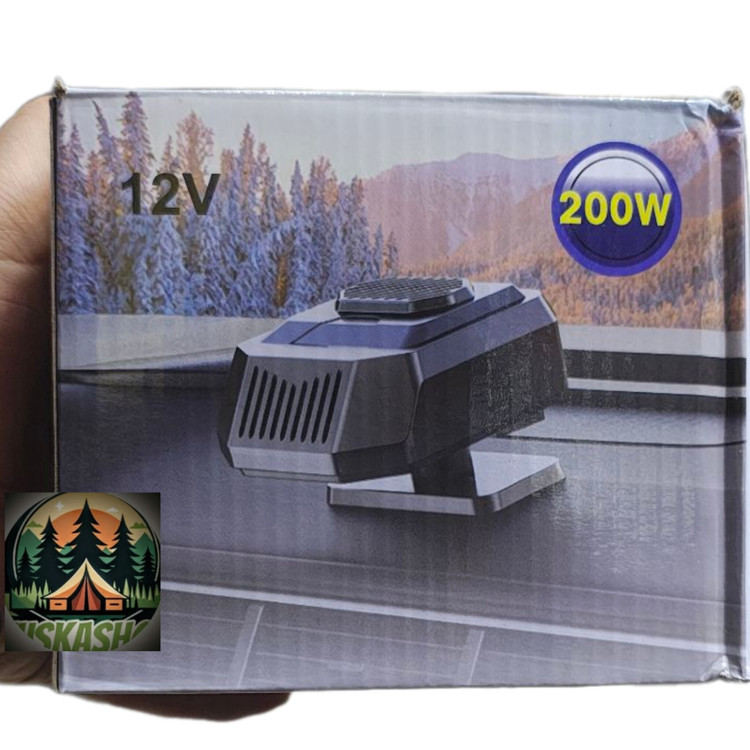 بخاری فندکی خودرو قابل حمل یخ زدایی 12 ولت 200 وات مدل GB-8003