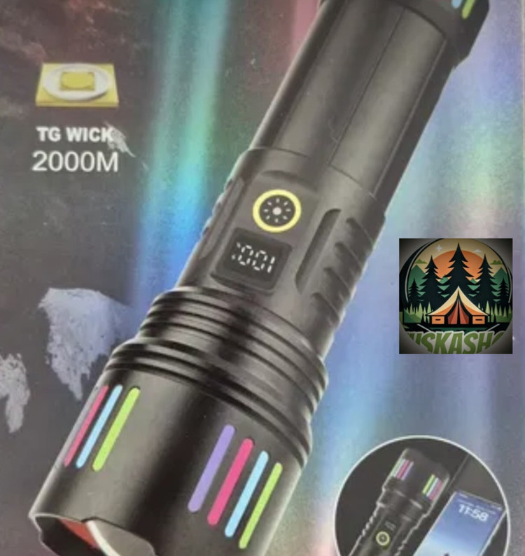 چراغ قوه LED فوقالعاده قوی 2000 COBA CB-W517