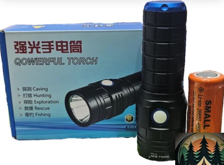 چراغ قوه دستی اسمال سان مدل ZY-E20بانور LED وشدت 200 لومن