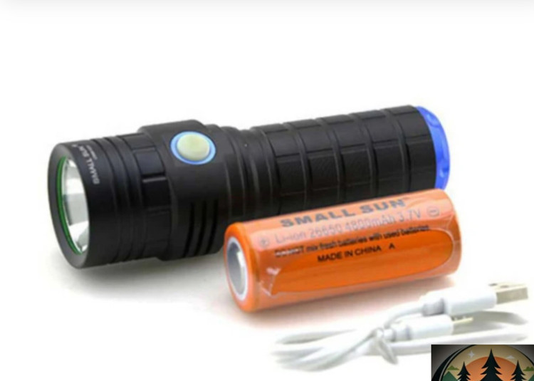 چراغ قوه دستی اسمال سان مدل ZY-E20بانور LED وشدت 200 لومن