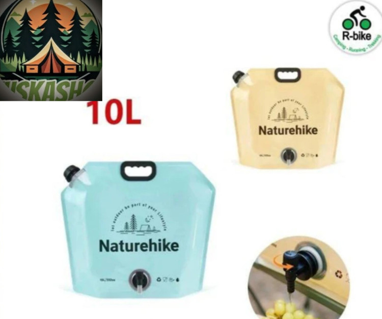 گالن آب تاشو 10 لیتری شیردار نیچرهایک مدل CNK2450CF027