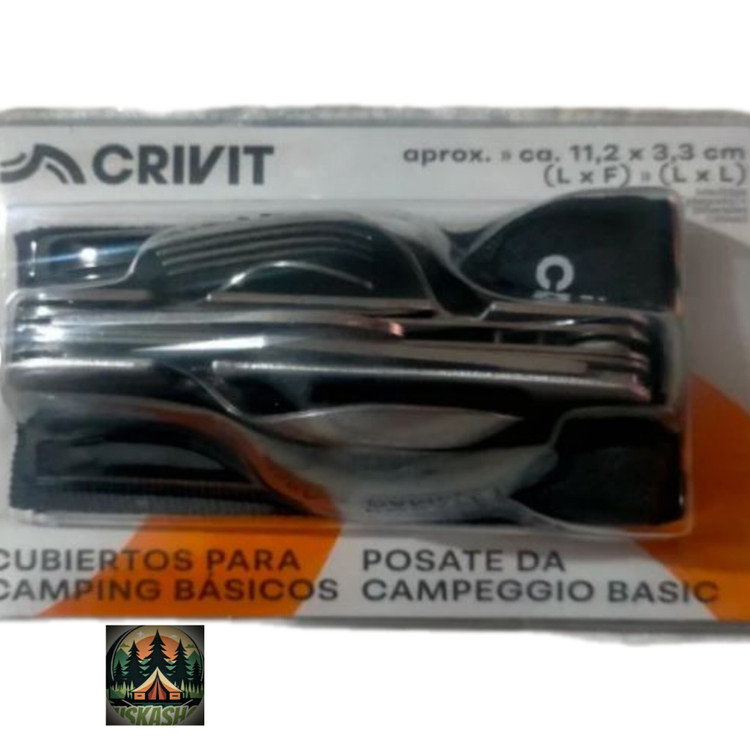 کارد و چنگال کمپینگ 8تیکه CRIVIT