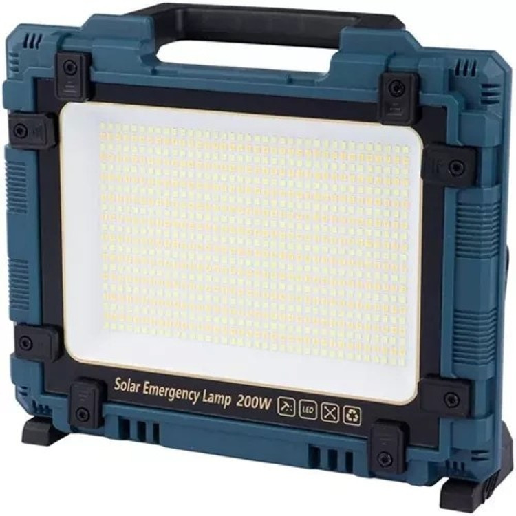 چراغ پرورژکتور شارژَی خورشیدی 200 وات W8109-1