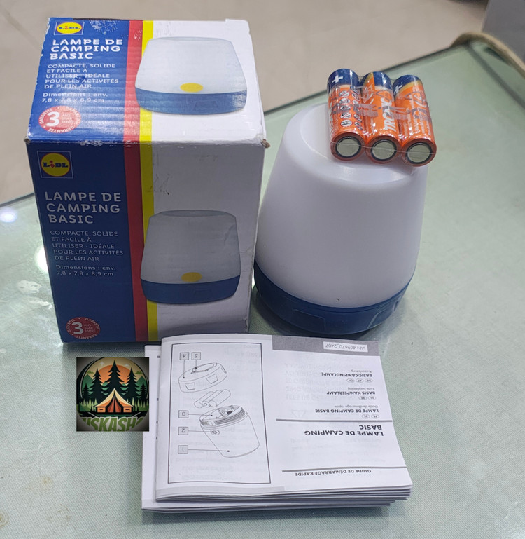 چراغ فانوسی کمپینگ باطری خور لیدل LIDL
