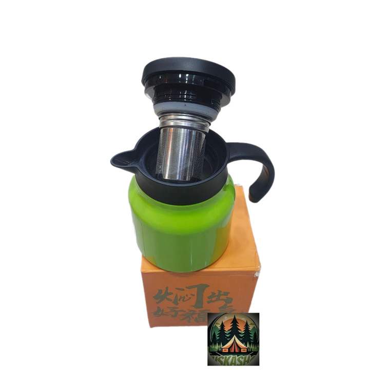 فلاسک چای استیل دوجداره یک لیتری